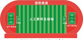 运动场示意图