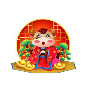 卡通牛形象