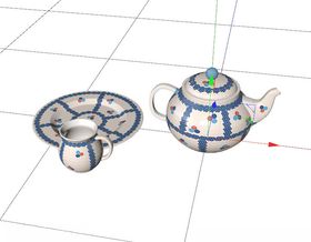 C4D模型餐具