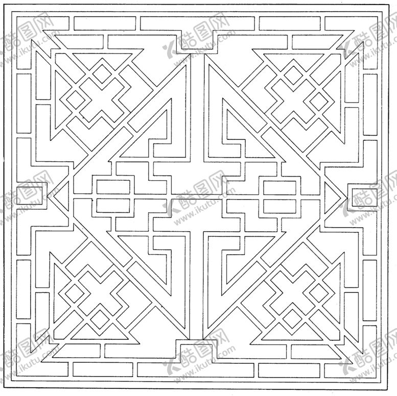 编号：55208106281608262286【酷图网】源文件下载-镂空花图案