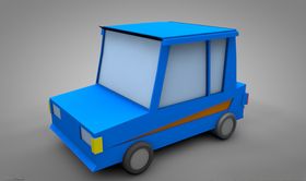 C4D模型小汽车小轿车