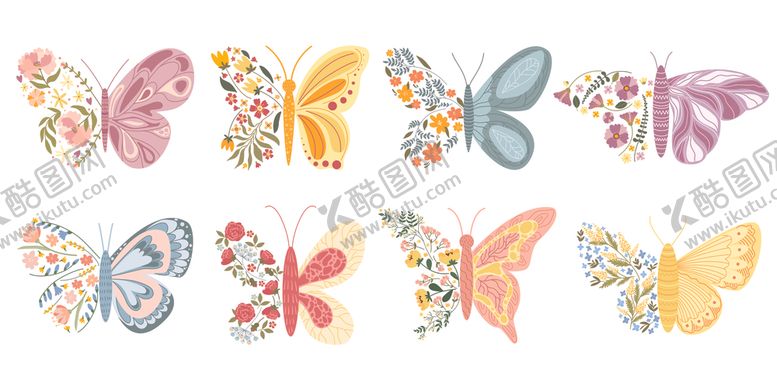 编号：31170804021228216948【酷图网】源文件下载-蝴蝶图案