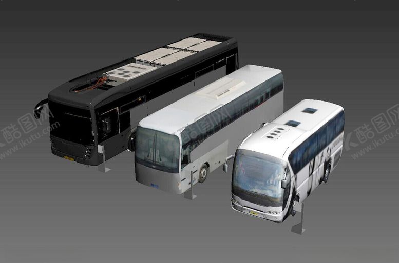 编号：61428402082136001748【酷图网】源文件下载-大巴车3d模型