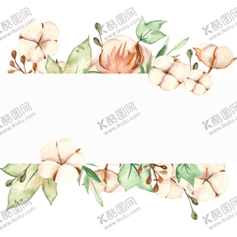 编号：56582709231943534607【酷图网】源文件下载-水彩花朵花边背景