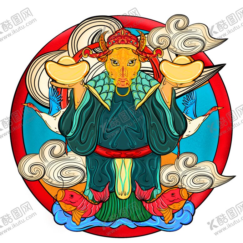 编号：27652209262126083391【酷图网】源文件下载-卡通牛形象