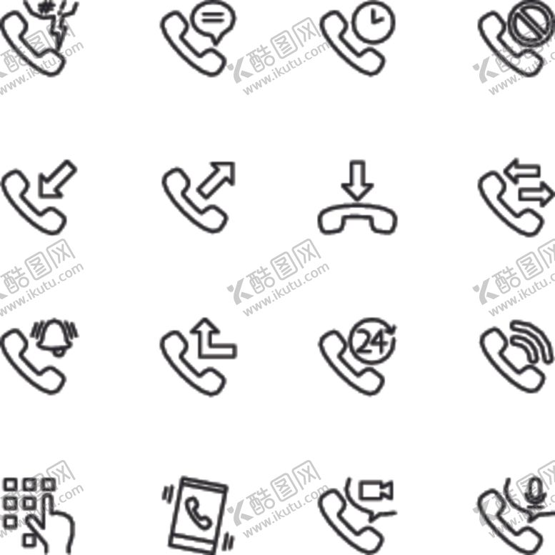 编号：62835010250553132029【酷图网】源文件下载-线性图标
