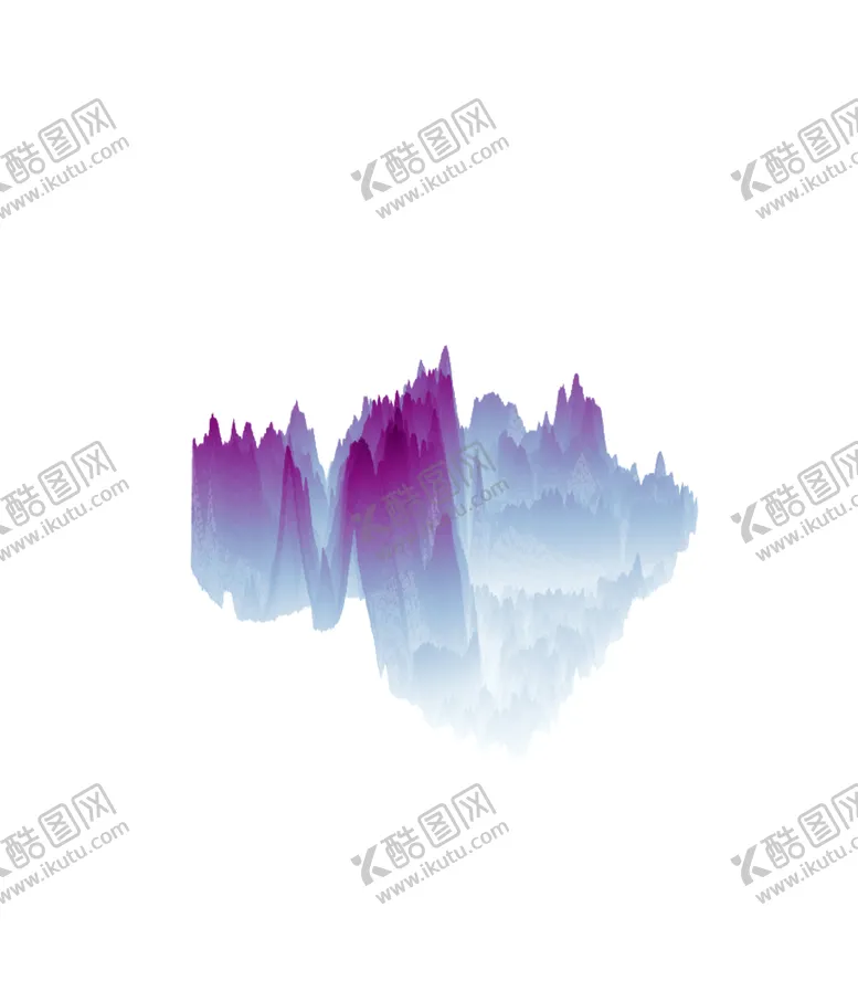 编号：50132806262132391466【酷图网】源文件下载-抽象山峰