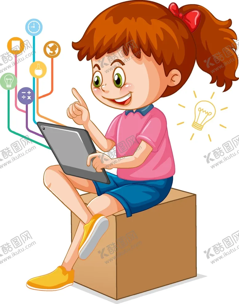 编号：62458709151600248023【酷图网】源文件下载-卡通学生  