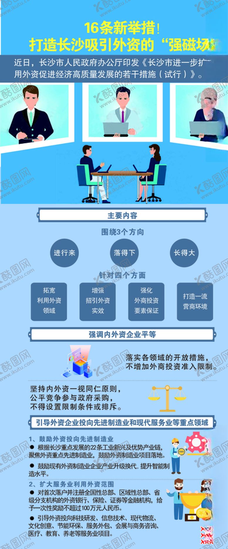 编号：76486610011552146912【酷图网】源文件下载-外商投资新政策易拉宝