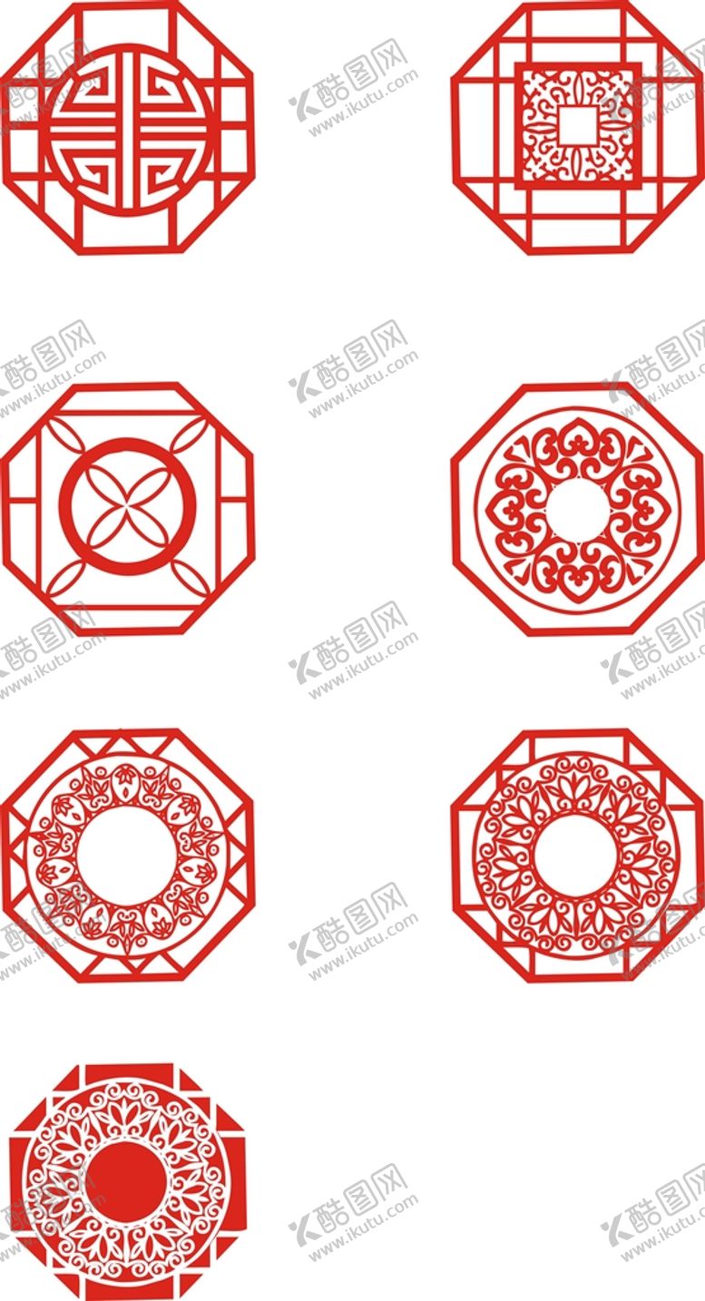 编号：42499502130527279050【酷图网】源文件下载-中国式花窗
