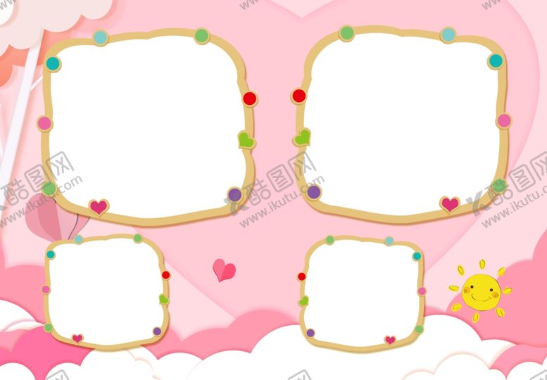 编号：82849309302120599812【酷图网】源文件下载-相册边框设计模板