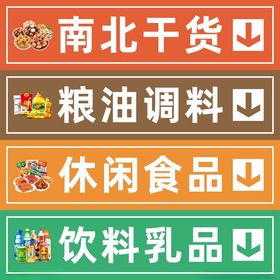 超市分类标识