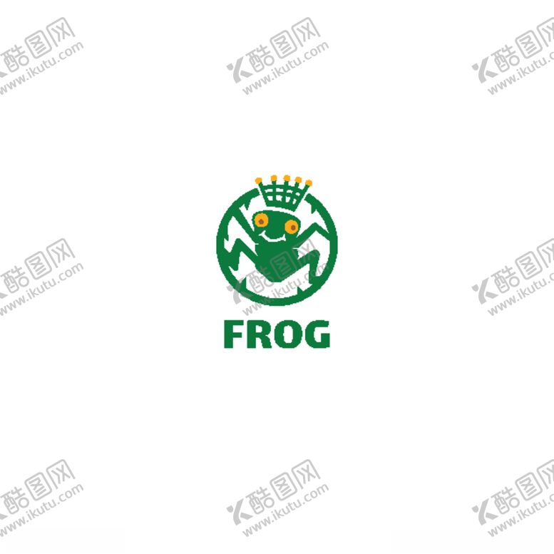 编号：63860504161848533469【酷图网】源文件下载-frog青蛙标志