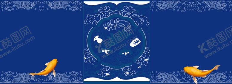 编号：62770605031701248745【酷图网】源文件下载-中国风蓝色背景