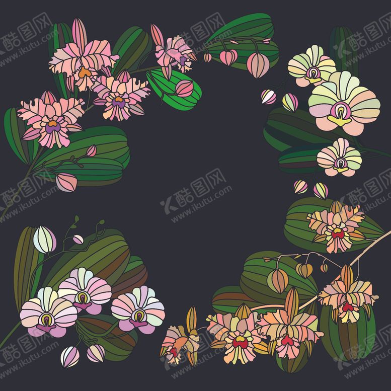 编号：34510509231250204871【酷图网】源文件下载-花卉背景