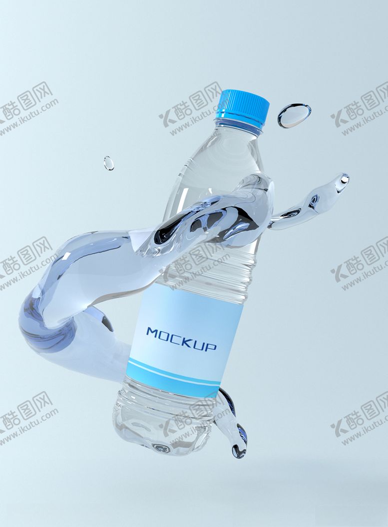 编号：39649712122317372729【酷图网】源文件下载-矿泉水瓶样机
