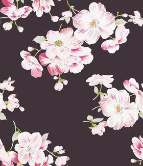 手绘线条花