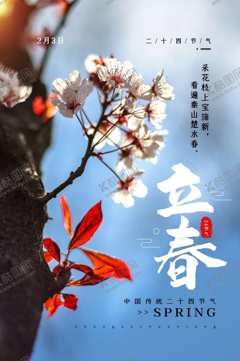 编号：40603205041856303373【酷图网】源文件下载-立春海报