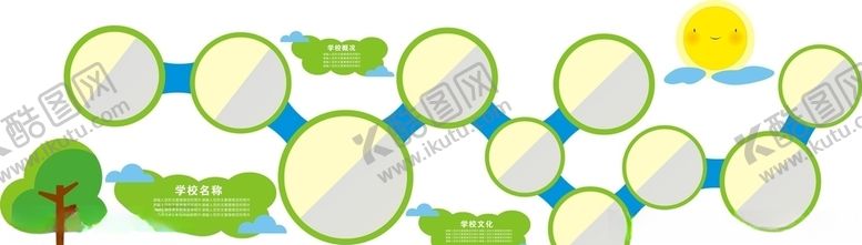 编号：52503207031251514030【酷图网】源文件下载-幼儿园文化墙