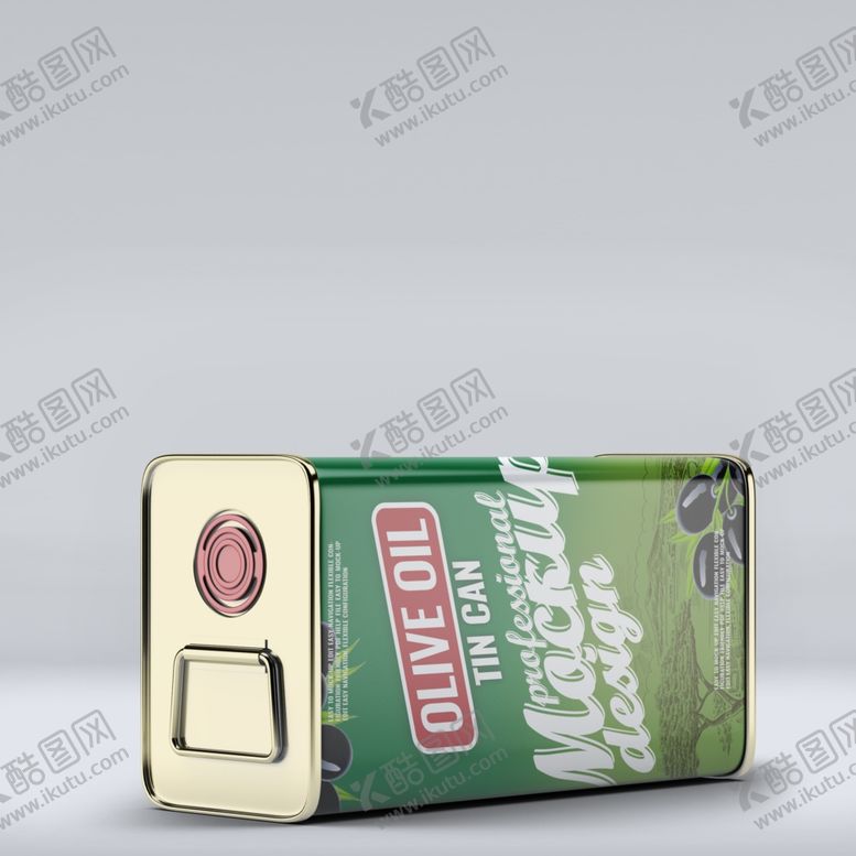 编号：59951512061139419009【酷图网】源文件下载-金属油桶锡罐PSD样机