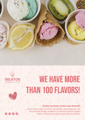 冰淇淋海报
