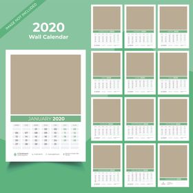 鼠年日历2020日历挂历