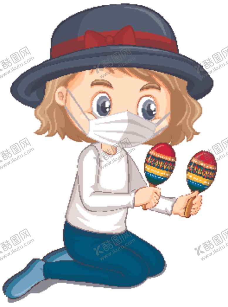 编号：49846710300522284905【酷图网】源文件下载-戴口罩的女孩