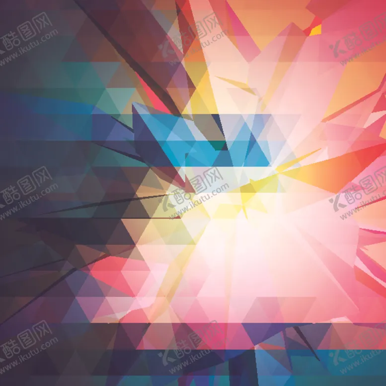 编号：25845710040231076880【酷图网】源文件下载-梦幻几何背景