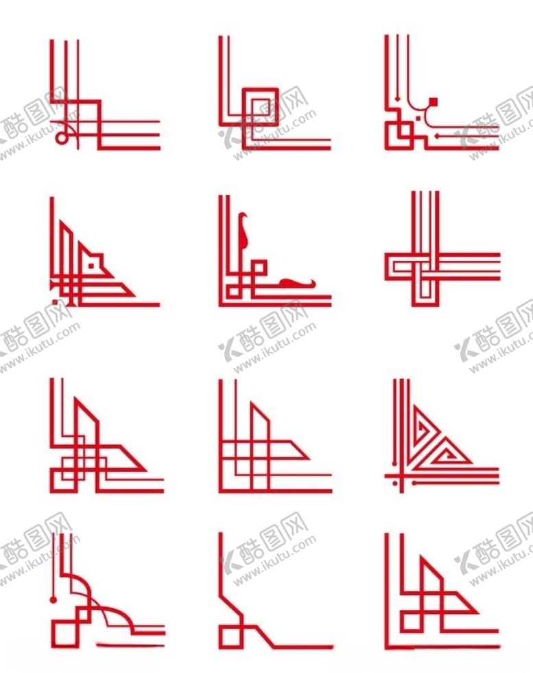 编号：29249410131247564602【酷图网】源文件下载-中式花边
