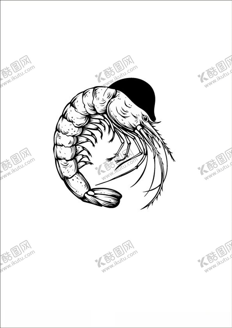 编号：78610302121954181589【酷图网】源文件下载-虾插画