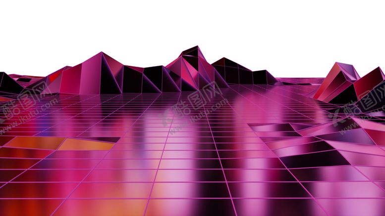 编号：68466510072233536940【酷图网】源文件下载-复古蒸汽波科技图案