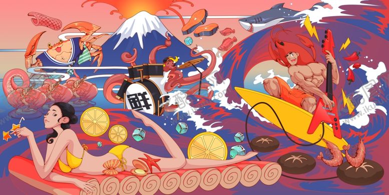 编号：68382512081231562463【酷图网】源文件下载-古风美食插画