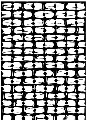 手绘矢量不规则方形抽象图案