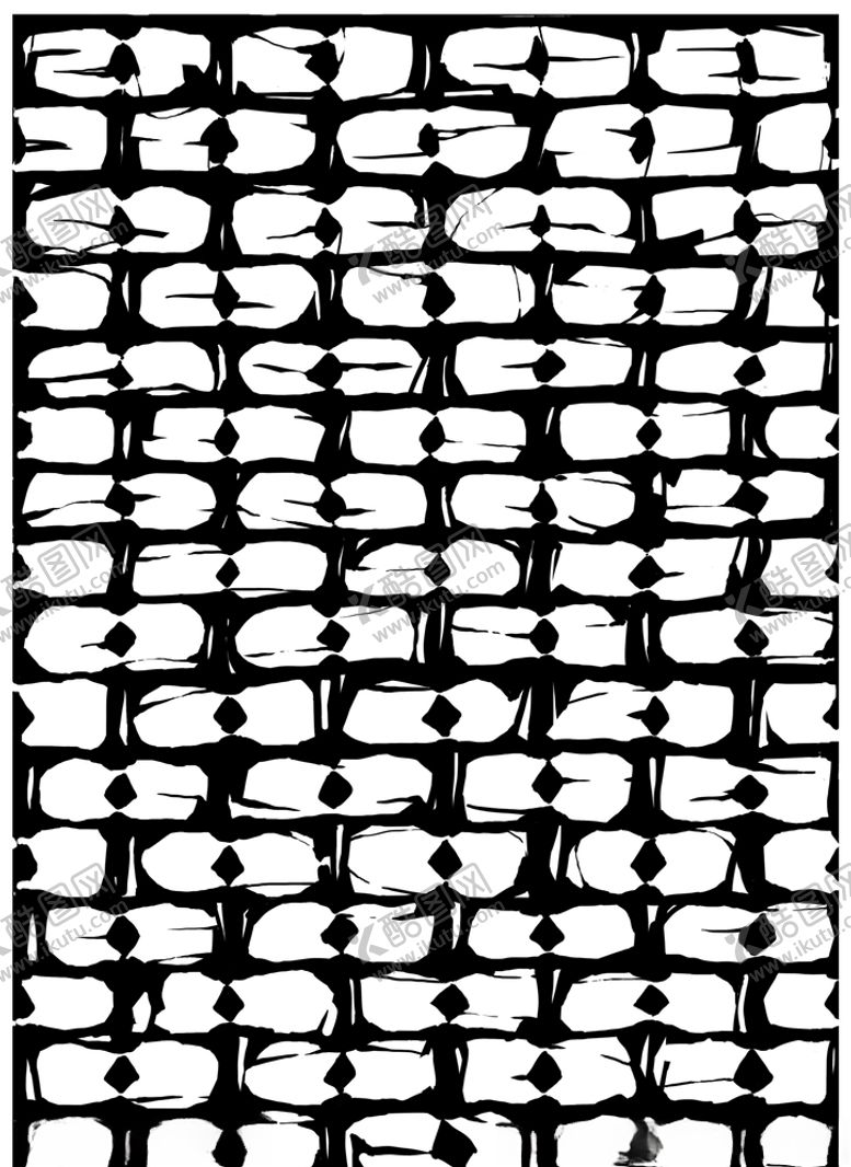 编号：12287011010327233021【酷图网】源文件下载-手绘矢量不规则方形抽象图案