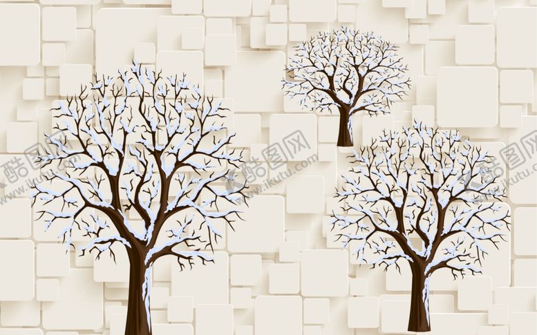 编号：26091709231437388132【酷图网】源文件下载-抽象树枝大树背景墙壁纸壁画