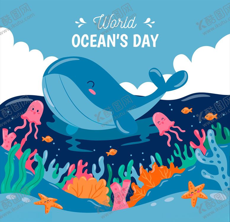 编号：23577610310914378978【酷图网】源文件下载-世界海洋日