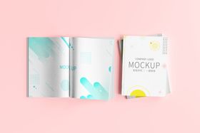 A4画册智能样竖版画册样机