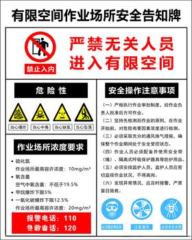 有限空间作业