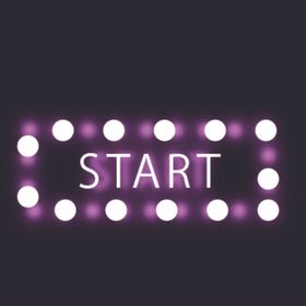 霓虹灯发光创意图案涂鸦管字卡通