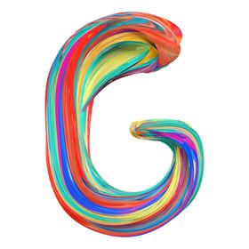 彩色字母