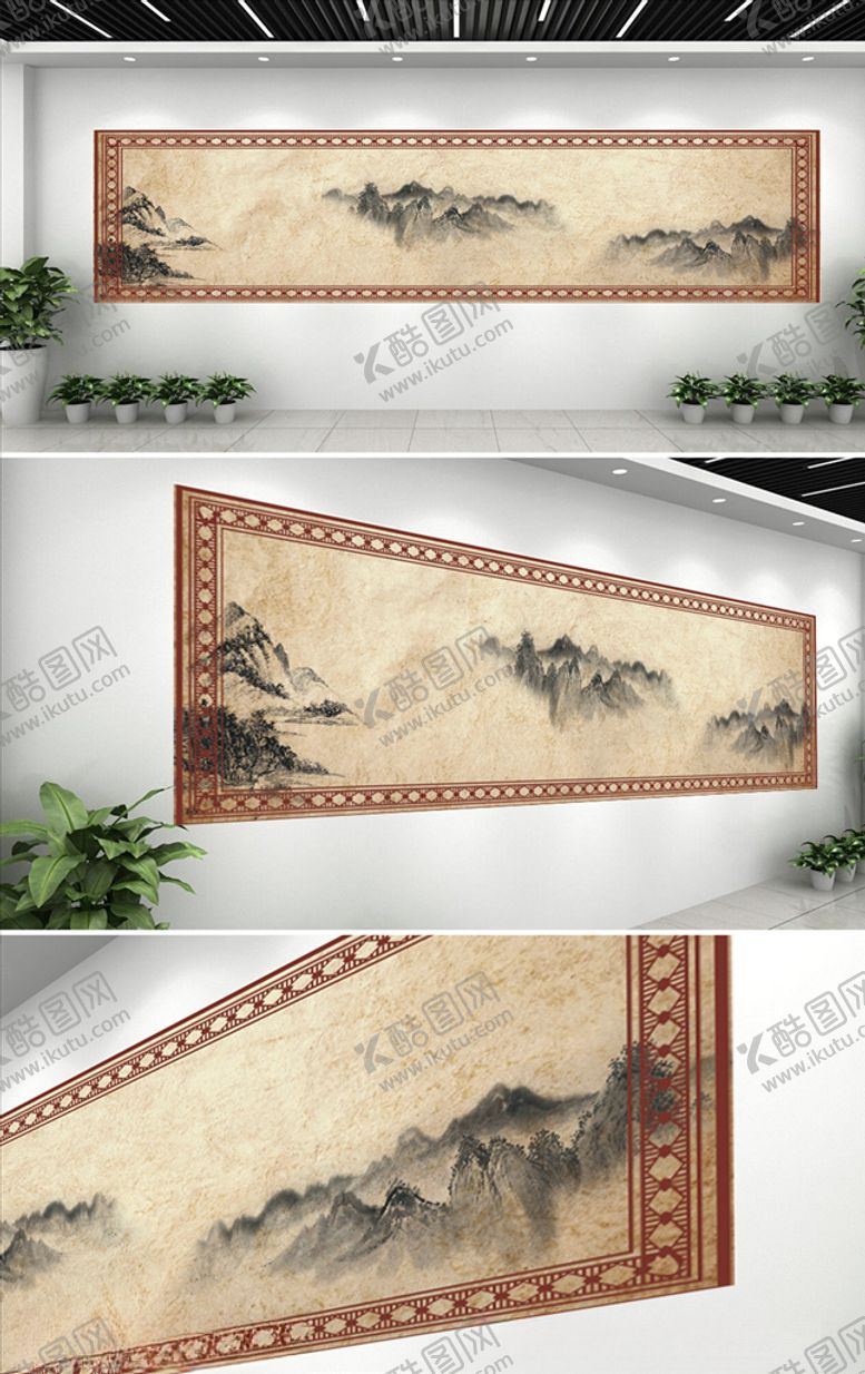 编号：65727609261817417950【酷图网】源文件下载-新中式装饰画