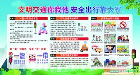 文明交通知识宣传海报