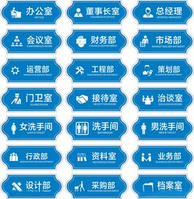 办公室科室牌