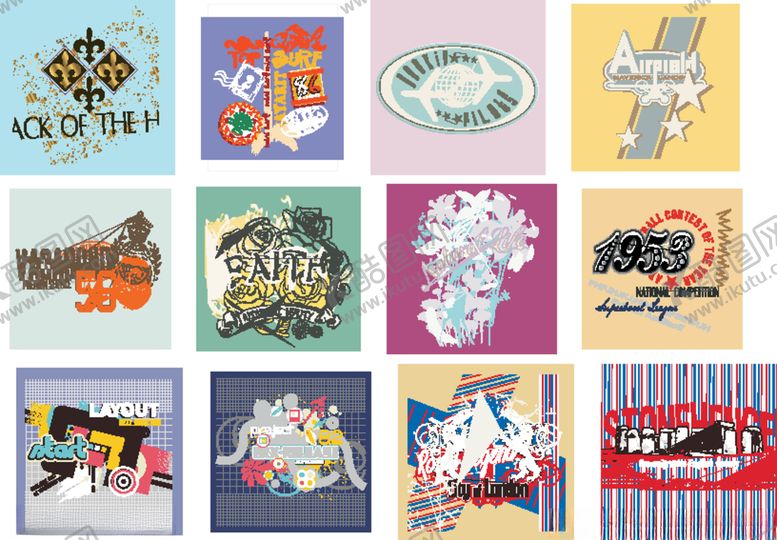 编号：65402509230912343362【酷图网】源文件下载-童装图案