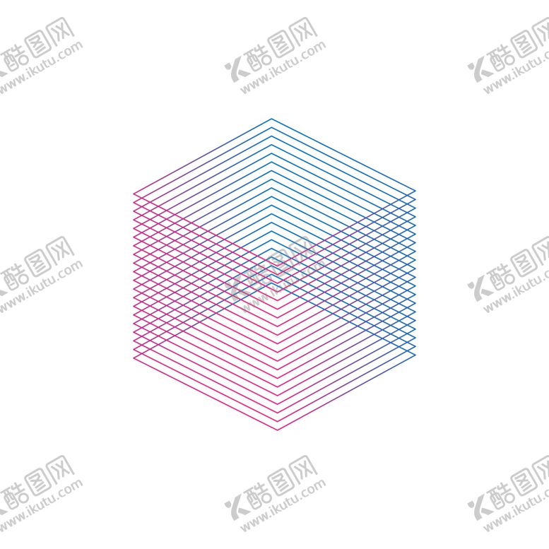 编号：37345410241841436104【酷图网】源文件下载-几何线框