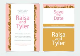 婚礼请柬设计模板