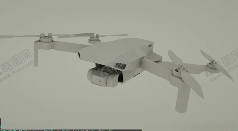 编号：73672102080213195762【酷图网】源文件下载-无人机建模模型C4D
