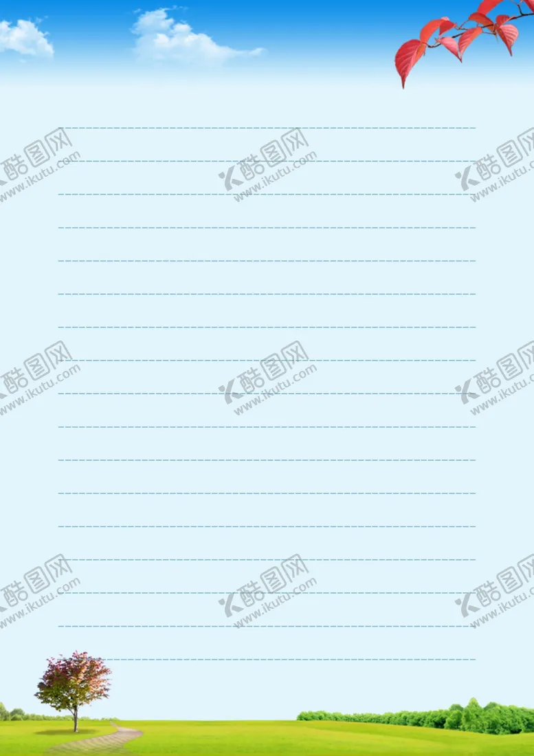编号：97447006272259153558【酷图网】源文件下载-信纸