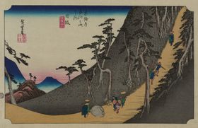 日本街景风景浮世绘