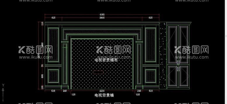 编号：85552812291318048518【酷图网】源文件下载-cbk电视背景墙